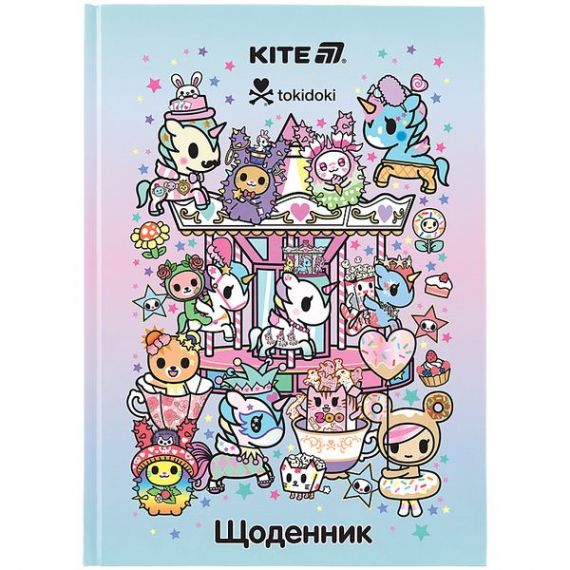 Щоденник шкільний твердий Tokidoki Kite