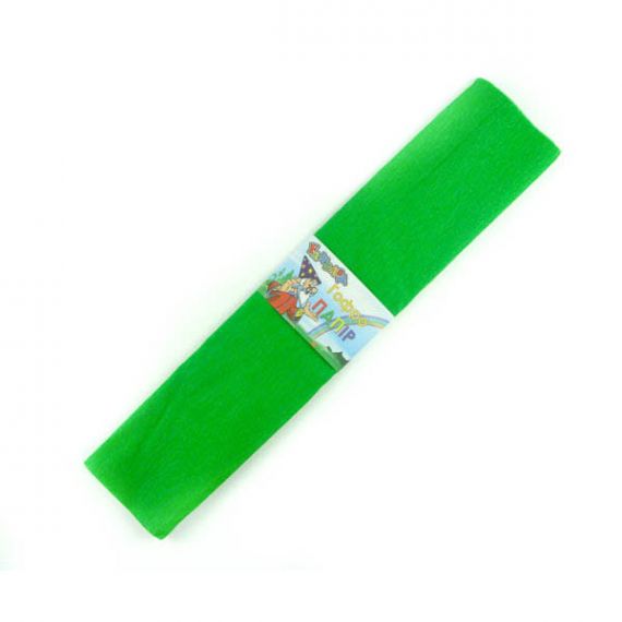 Креп-бумага зеленая 55% 26,4г/м 50х200см
