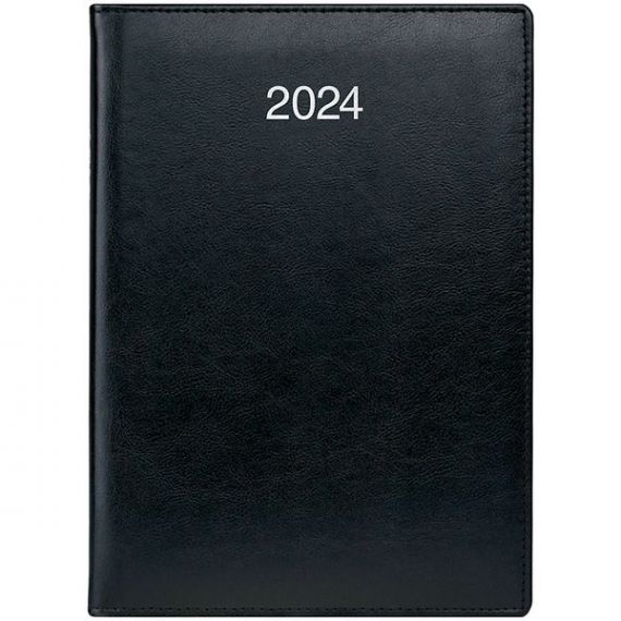 Ежедневник датированный Brunnen 2024 Стандарт Soft черный