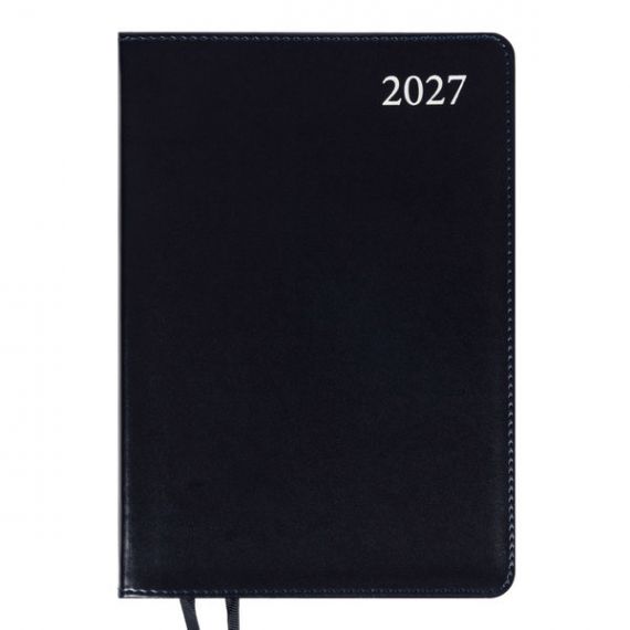 Щоденник датований Leo planner 2027 А-5 Aldento темно-синій, інтегральна обкладинка, кремовий папір