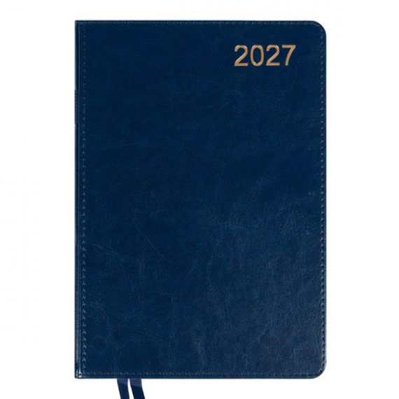 Щоденник датований Leo planner 2027 А-5 City синій, тверда обкладинка, кремовий папір Щоденник датований Leo planner 2027 А-5 City синій, тверда обкладинка, кремовий папір