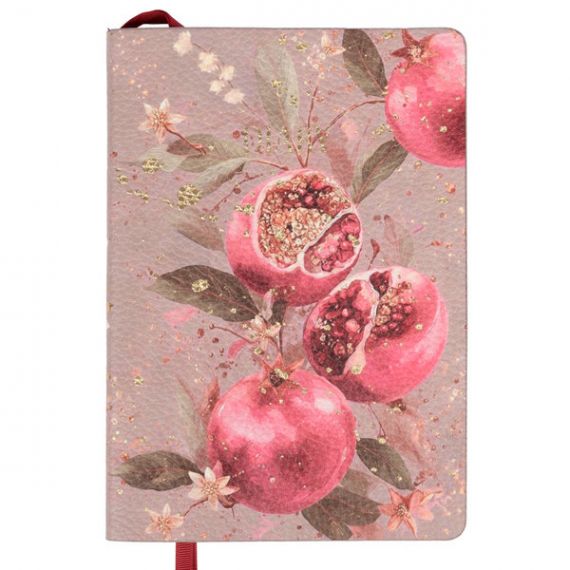 Щоденник Leo Planner А-5 160аркушів лінія, м'яка обкладинка кремова, Garden Щоденник Leo Planner А-5 160аркушів лінія, м'яка обкладинка кремова, Garden