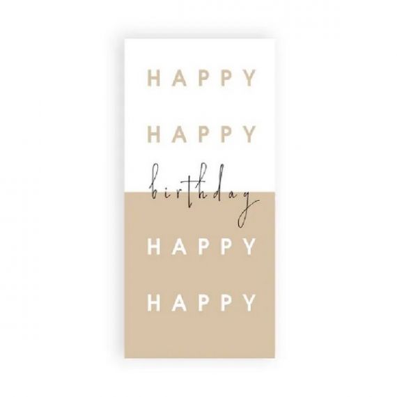 Открытка-конверт для денег №0304 Happy Birthday