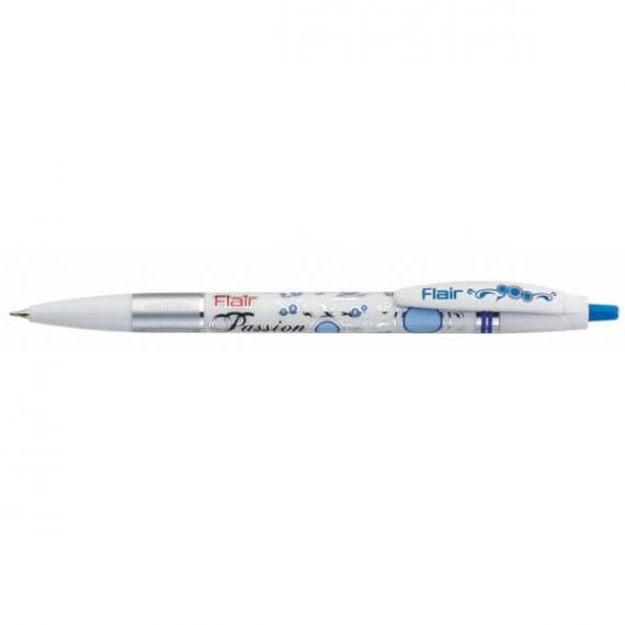 Ручка масляная Flair Passion автоматическая синяя