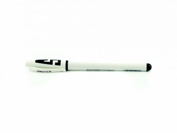 Ручка гелевая Buromах SYMPHONY резиновый грип, пластиковый корпус, черная