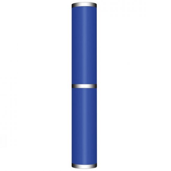 Футляр для 1 ручки, металлический, форма-тубус, синий