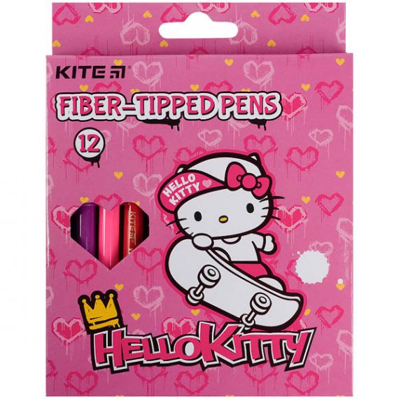 Фломастеры 12шт. Kite Hello Kitty