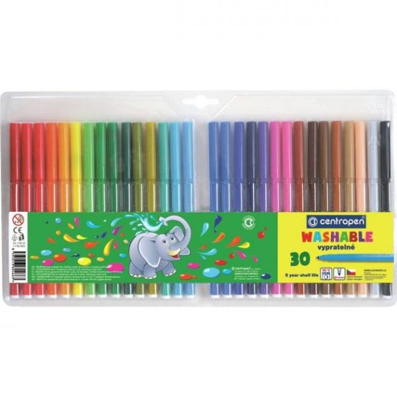 Фломастери 30шт. Centropen Colour world