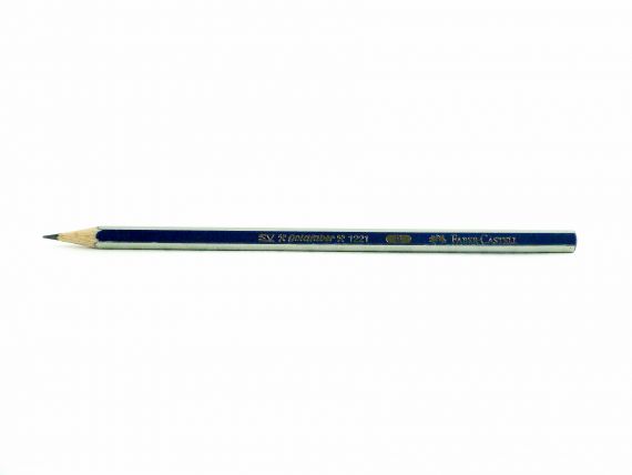 Карандаш графитный Faber-Castell Goldfaber B сине-золотой