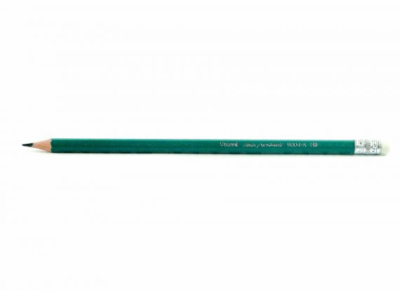 Олівець графітний Axent HB пластиковий з гумкою