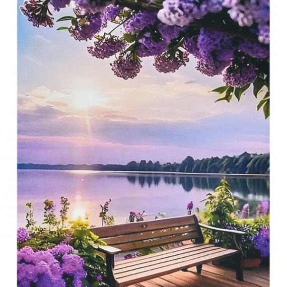 Набір картина з алмазної мозаїки 40х50см Краса без меж Strateg Набір картина з алмазної мозаїки 40х50см Краса без меж Strateg