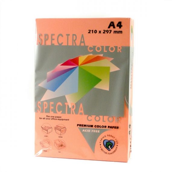 Бумага цветная А-4 75г 500л неон розовая Pink Spectra Color