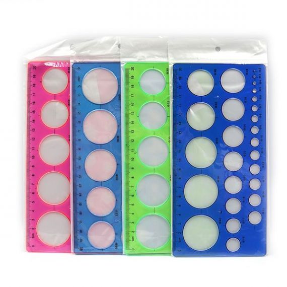 Трафарет-линейка с окружностями Josef Otten