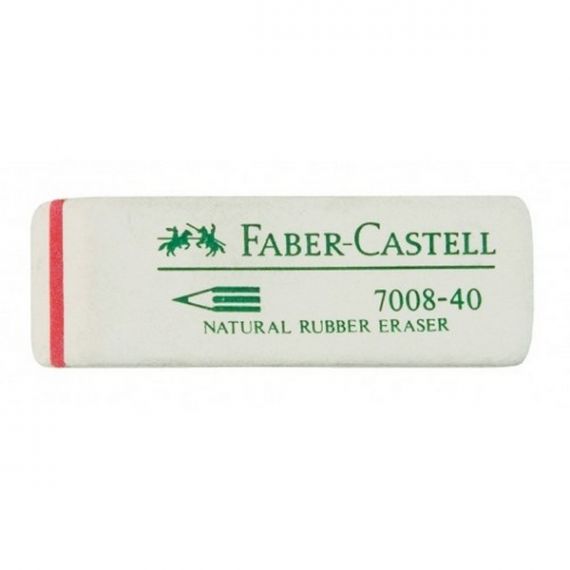 Гумка Faber-Castell прямокутна біла