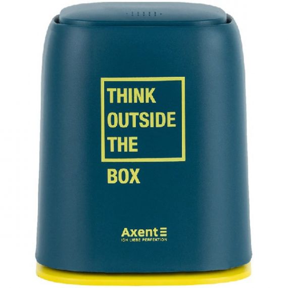 Контейнер настільний пластиковий синій індиго Axent