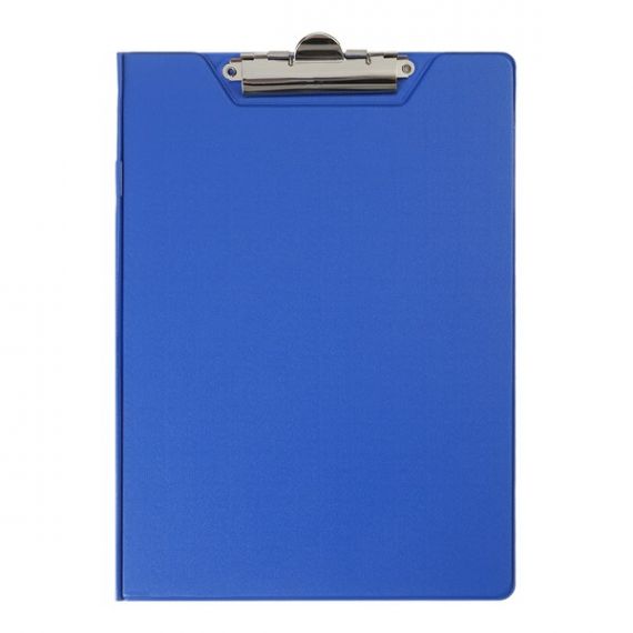 Клипборд-папка А-4 PVC синяя Buromax