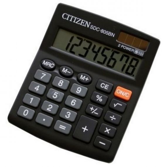 Калькулятор Citizen 8р бухг. 2эл.питания 131х102х18,5