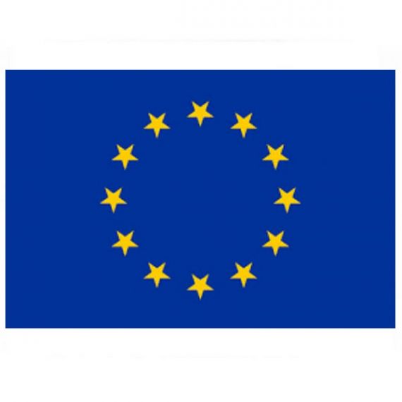 Флаг 15х24 Евросоюза без подставки, нейлон