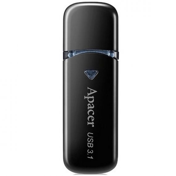 Модуль Flash 64Gb Apacer пластик чорний, ковпачок