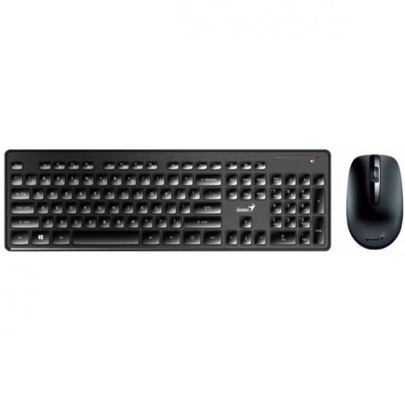 Комплект клавиатура+мышка Genius SlimStar 8006 безпроводная, чорная