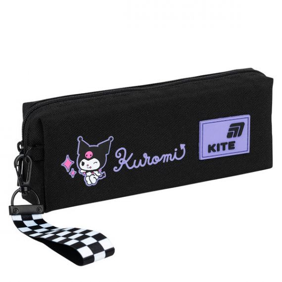 Пенал Kite на блискавці, 1 відділення, Kuromi 19х6,5х3,5см