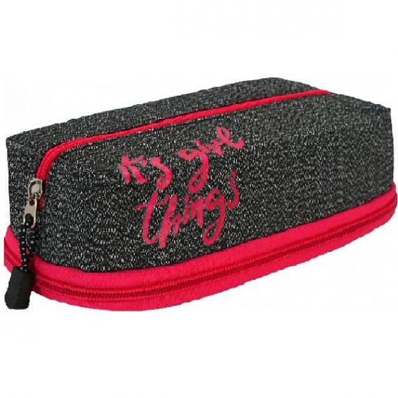 Пенал CFS на молнии, 2 отделения, 23х10,5х7,5см