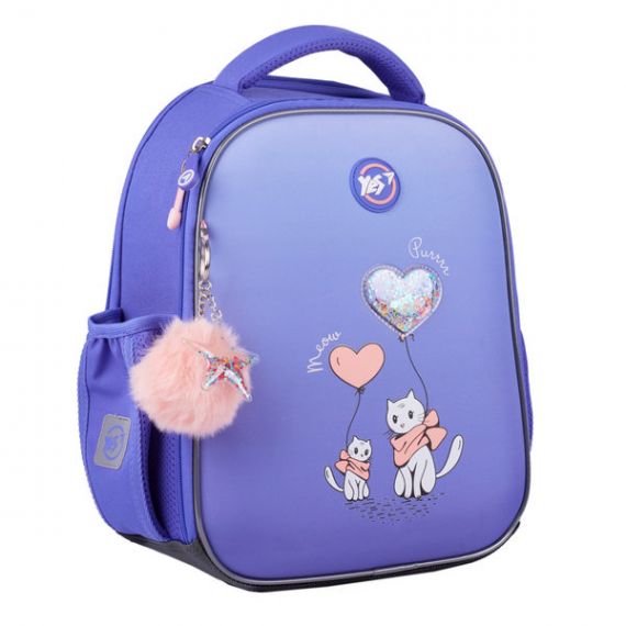 Рюкзак YES EVA H-100 Purr Meow 2 отделения, ортопедическая спинка