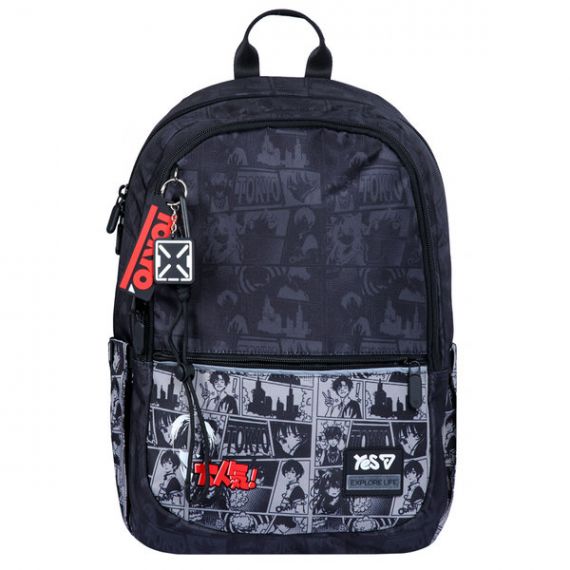 Рюкзак YES TS-113L Tokyo 2 відділення, ортопедична спинка, 2 кишені Рюкзак YES TS-113L Tokyo 2 відділення, ортопедична спинка, 2 кишені