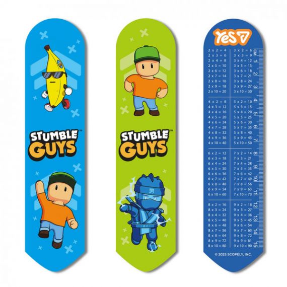Закладка пластикова 2D Yes Stumble Guys Heroes
