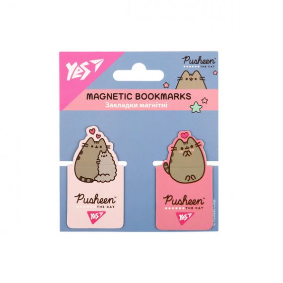 Закладка с магнитом YES Pusheen (за 2шт)