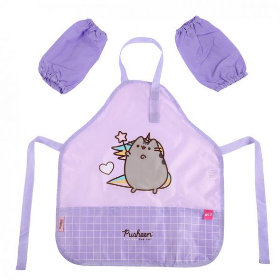 Фартух дитячий для творчості з нарукавниками Pusheen YES