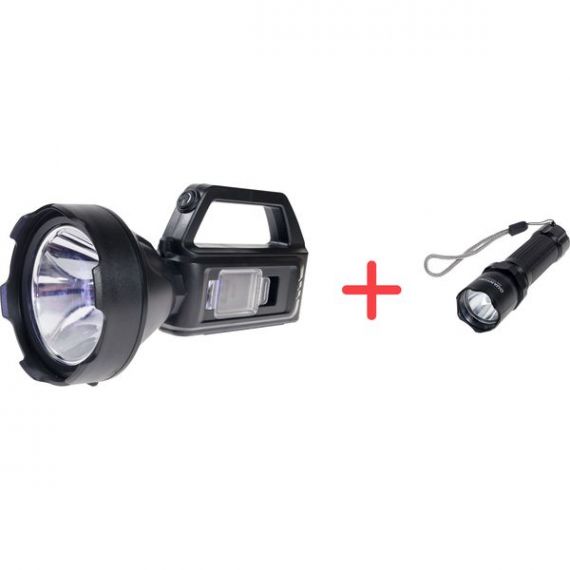 Ліхтар світодіодний Quantum QM-FL1063 Tracker 3W LED+COB з функцією Power Bank