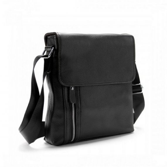 Сумка чоловіча Royal Bag Tiding Bag 24х27х5 чорна, шкіра Сумка чоловіча Royal Bag Tiding Bag 24х27х5 чорна, шкіра