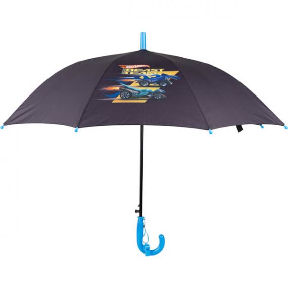 Зонт детский Kite трость, полуавтомат Hot Wheels
