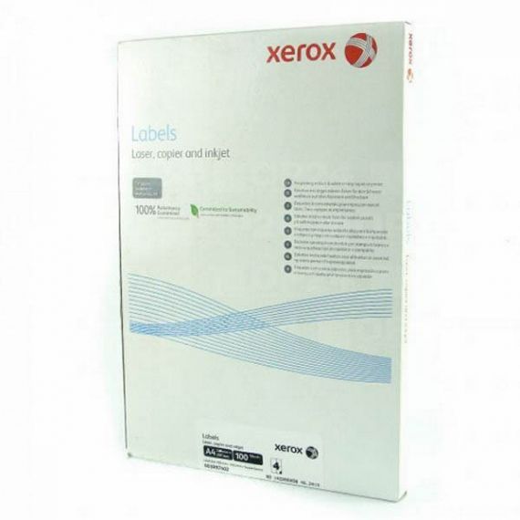 Етикетка самоклейка 02шт 210x149мм 100арк Xerox