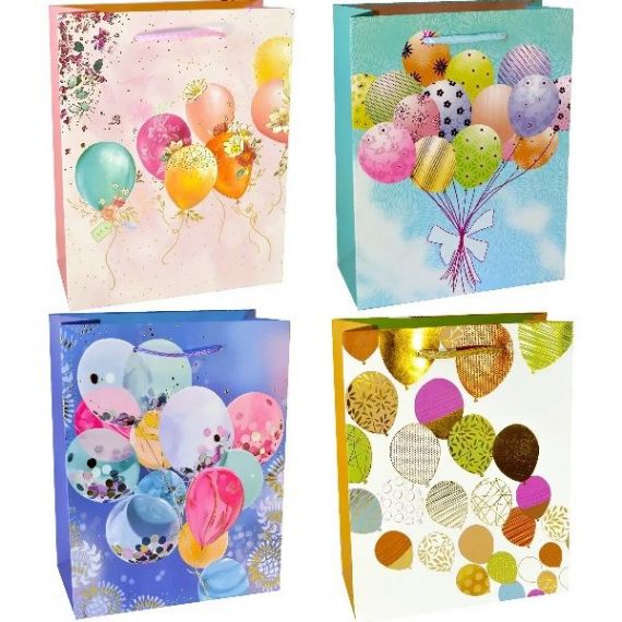 Пакет 18х23х10см паперовий Повітряні кульки Пакет 18х23х10см паперовий Повітряні кульки