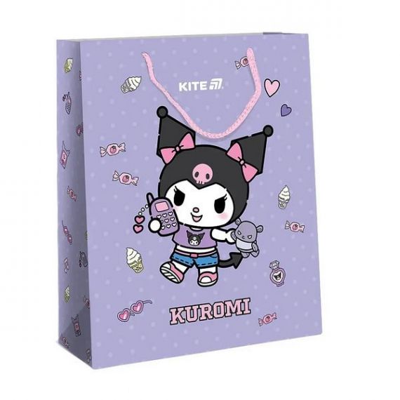 Пакет 18х24х8см бумажный детский Kuromi Kite Пакет 18х24х8см бумажный детский Kuromi Kite