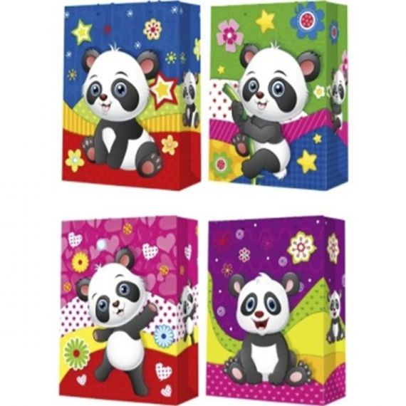 Пакет 18х23х10см паперовий дитячий Панда