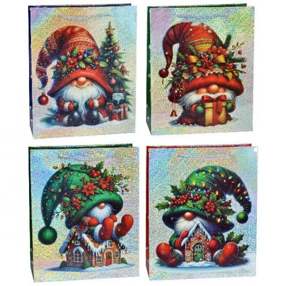 Пакет 18х23х10см бумажный Гномы Новый Год Пакет 18х23х10см бумажный Гномы Новый Год