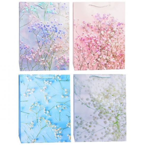 Пакет 18х23х8см бумажный Цветы Пакет 18х23х8см бумажный Цветы