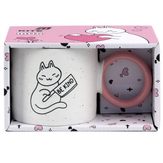 Чашка 370мл керамічна Kite Be kind