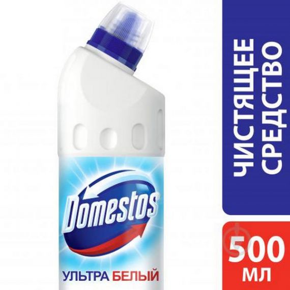 Засіб для унітазу 500мл Domestos гель Ультра білий