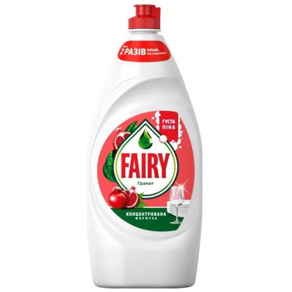 Засіб для миття посуду Fairy 900мл гель Клін енд Фреш Гранат Засіб для миття посуду Fairy 900мл гель Клін енд Фреш Гранат