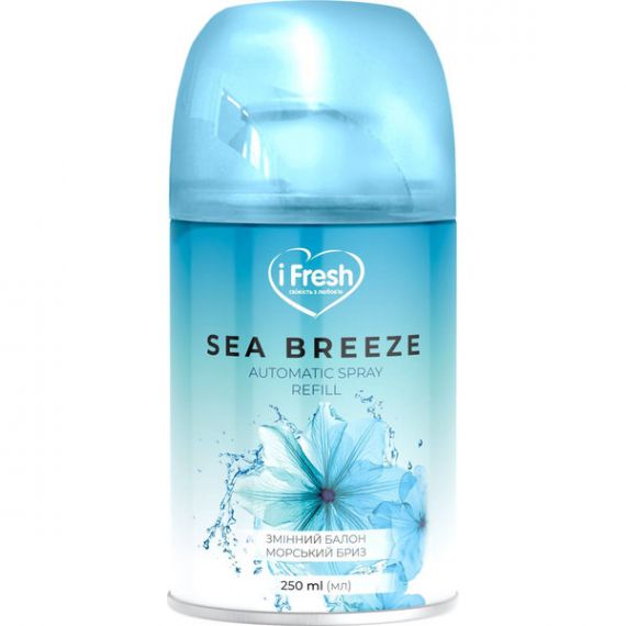 Освіжувач повітря iFresh 250мл автоматичний (змінний балон) Sea Breeze