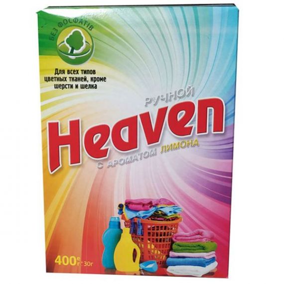 Пральний порошок Heaven 400г ручний, універсальний