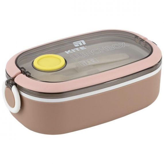 Ланчбокс 20,5х12х8,5см 900мл з наповненням бежевий Kite Ланчбокс 20,5х12х8,5см 900мл з наповненням бежевий Kite