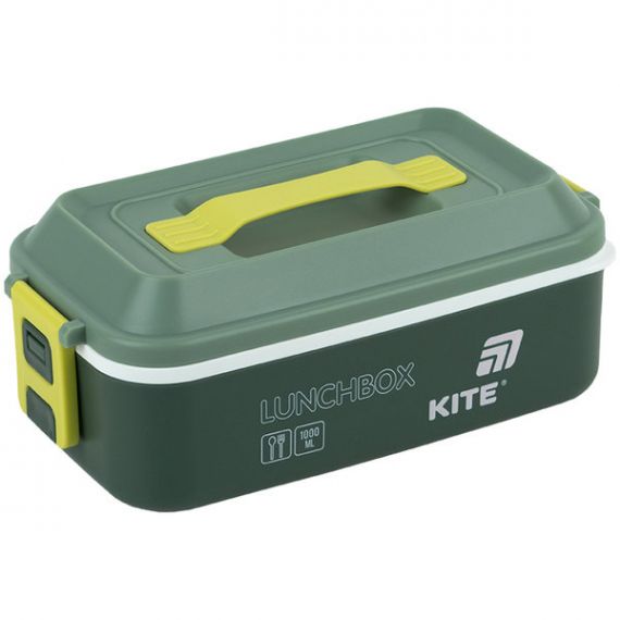 Ланчбокс 19х11х8см 1000мл зелений Kite Ланчбокс 19х11х8см 1000мл зелений Kite
