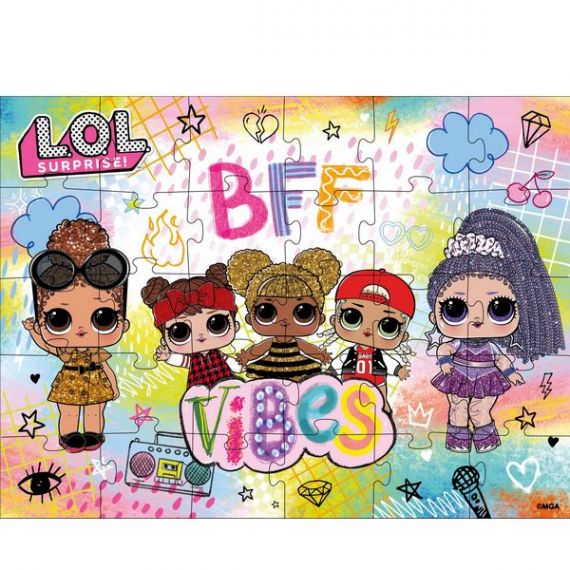 Пазл Ідейка 0030 ел L.O.L Surprise! Rave The World 27×20 см Пазл Ідейка 0030 ел L.O.L Surprise! Rave The World 27×20 см