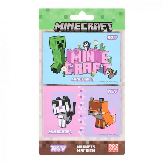 Набір магнітів 2шт 6х9см Yes Minecraft.Spring
