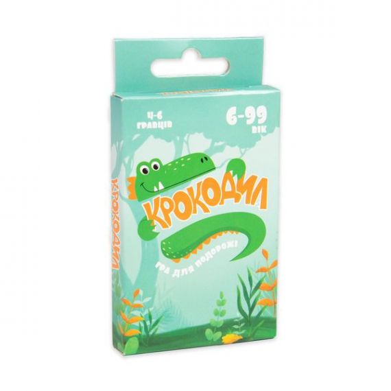 Гра настільна карткова Крокодил Strateg Гра настільна карткова Крокодил Strateg